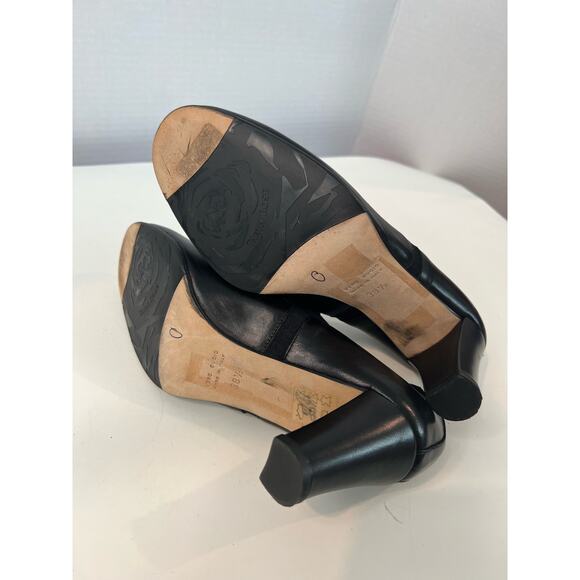 Taryn Rose Women’s Leather Black Stretch Slip On Shoes Italy  38.5 (8)US - Picture 7 of 9